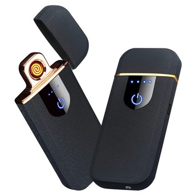 Electronic Lighter Smart USB Rechargeable, Mini Portable Design with Touch Du...