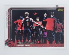 2025-26 Topps We The North Raptors Shine Golden Mirror Image Variation