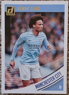 Leroy Sane - 2018/19 Panini Donruss Soccer White Optic Manchester City Germany