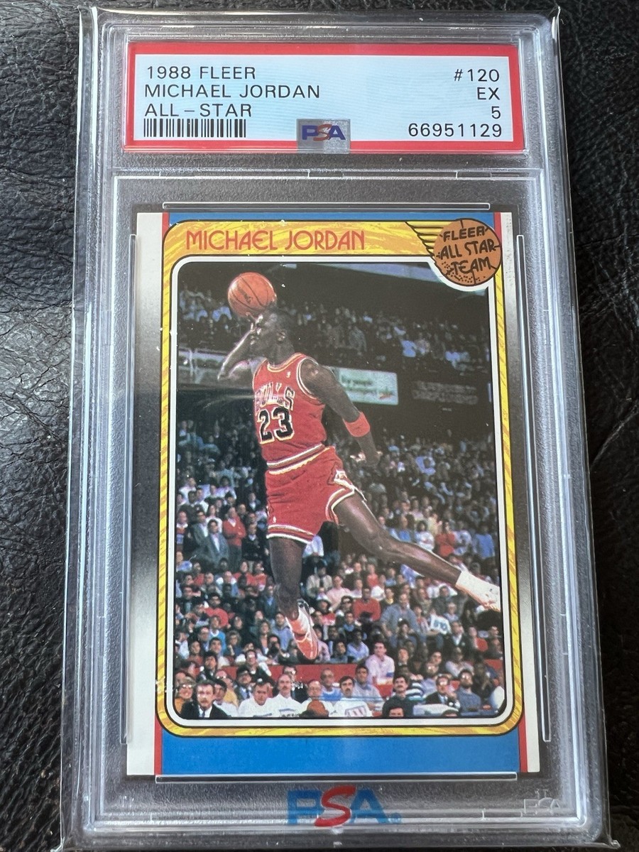 1988-89 Fleer - Fleer All Star Team Michael Jordan #120 for sale