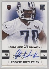 2013 Panini Momentum Rookie Initiation Signatures /299 Chance Warmack Auto 0af