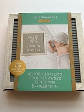 kate  milo letterboard set includes 188 white letters  numbers