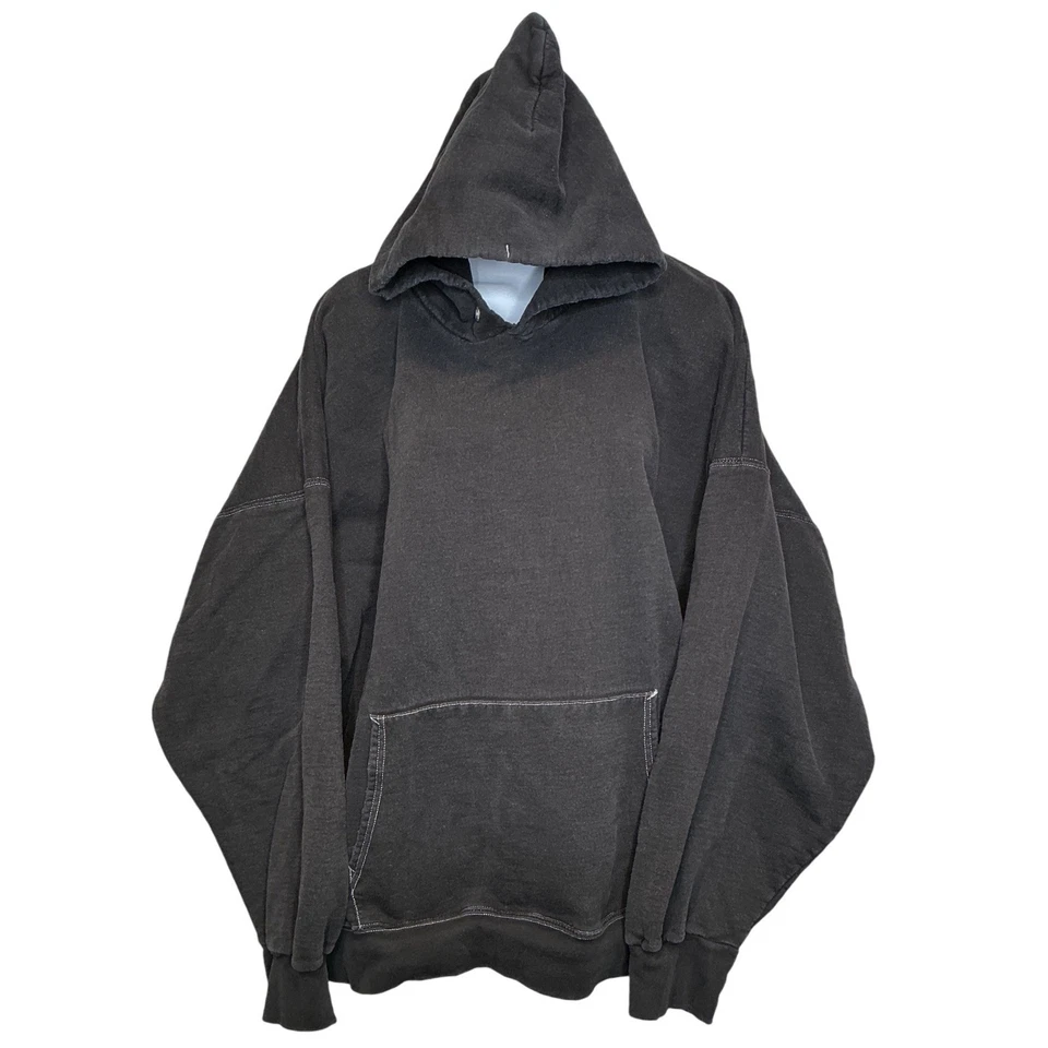 Rachel Comey Revere Oversized Distressed Charcoal Hoodie Sweatshirt Sz M/L Boho - Image 2 of 4