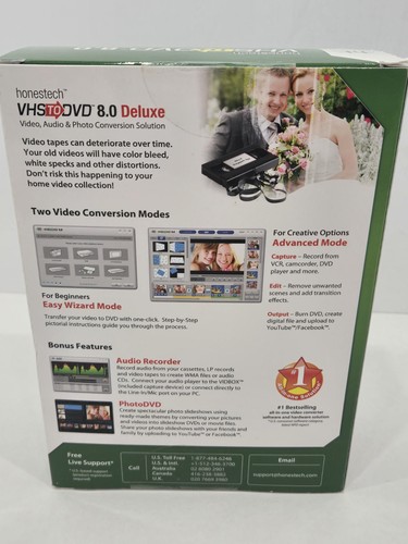 New Honestech VHS to DVD 8.0 Deluxe Conversion Studio - 第 5/9 張圖片