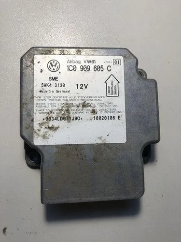 VW PASSAT B5 3B2 Airbag-Steuergerät 1C0909605C 1.90 Diesel 66kw 2002 23927429