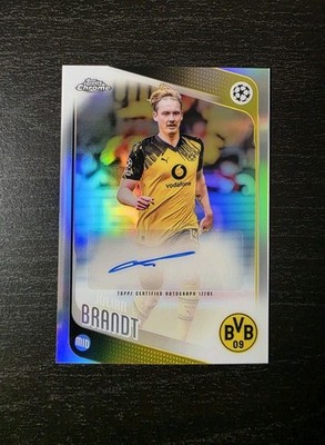 2025-26 Topps Chrome UEFA Julian Brandt Refractor Auto Dortmund 