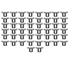 Solar Panel Drainage Clamps 50pcs Plastic 33mm Clips for Water Drainage System