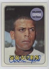 2018 Topps Heritage Real One Auto Orlando Cepeda #ROA-OC Auto HOF 0l2