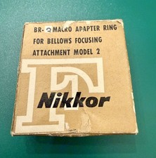 Nikon BR-2 Macro Adapter Ring for Bellows Focusing Attachment Model 2 Vintage