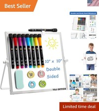 Versatile 10x10 Magnetic Dry Erase Board - Perfect for Home, School, & Office
