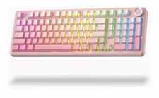 Aula F99 Pro Wireless Silent Mechanical Pink Office PC Keyboard