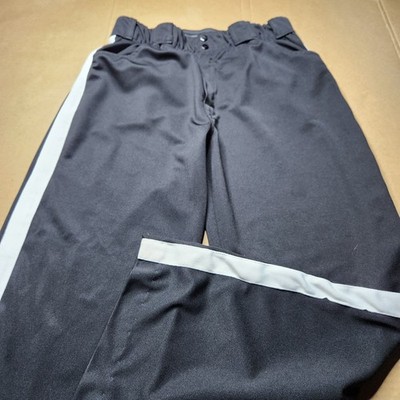 Dalco Athletic Baseball Adult Large Black Pants W White Side Stripe 