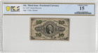 Fr.1255 Third Issue 10c Fractional Currency PCGS Choice Fine 15 Comment