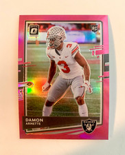Damon Arnette 2020 Optic Pink Prizm Rookie Card - Ohio St/Raiders. rookie card picture