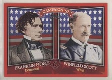 2008 Topps Historical Campaign Match-Ups Franklin Pierce Winfield Scott 0ji1