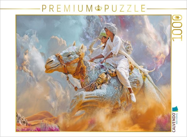 Calvendo Puzzle Wild Riders | 1000 Pieces, Finished Size 25.2 × 18.9 In (64 × 48-image