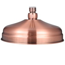Antique Red Copper Shower head 8 inch Round Bathroom Rainfall Shower Head