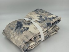 New Pottery Barn Jardin Toile Blackout Curtain 50 x 96 Blue Multi 1