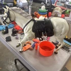 1973 marx gabriel “Lone Ranger” action Figure Horse Named Silver