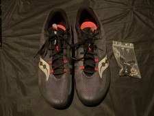 SAUCONY VENDETTA 6 Spike Running Sprinting Track Shoes Mens Size 11.5