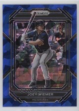 2023 Panini Prizm Blue Ice Prizm Joey Wiemer #107 0c2