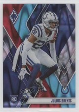 2023 Panini Phoenix Rookies Fire & Ice Seismic 32/50 Julius Brents #162 rp9