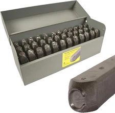 CH Hanson 21623 - Stamp Set-1/16" Letter/Number Heavy Duty 36Pcs.