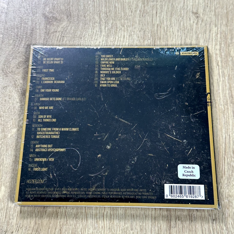 Hozier - Unreal Unearth Unending 2 x CD Deluxe Expanded Edition 2024 - Bild 3 von 4