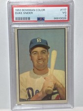 1953 Bowman Baseball Cards - Color and Black & White Series 37