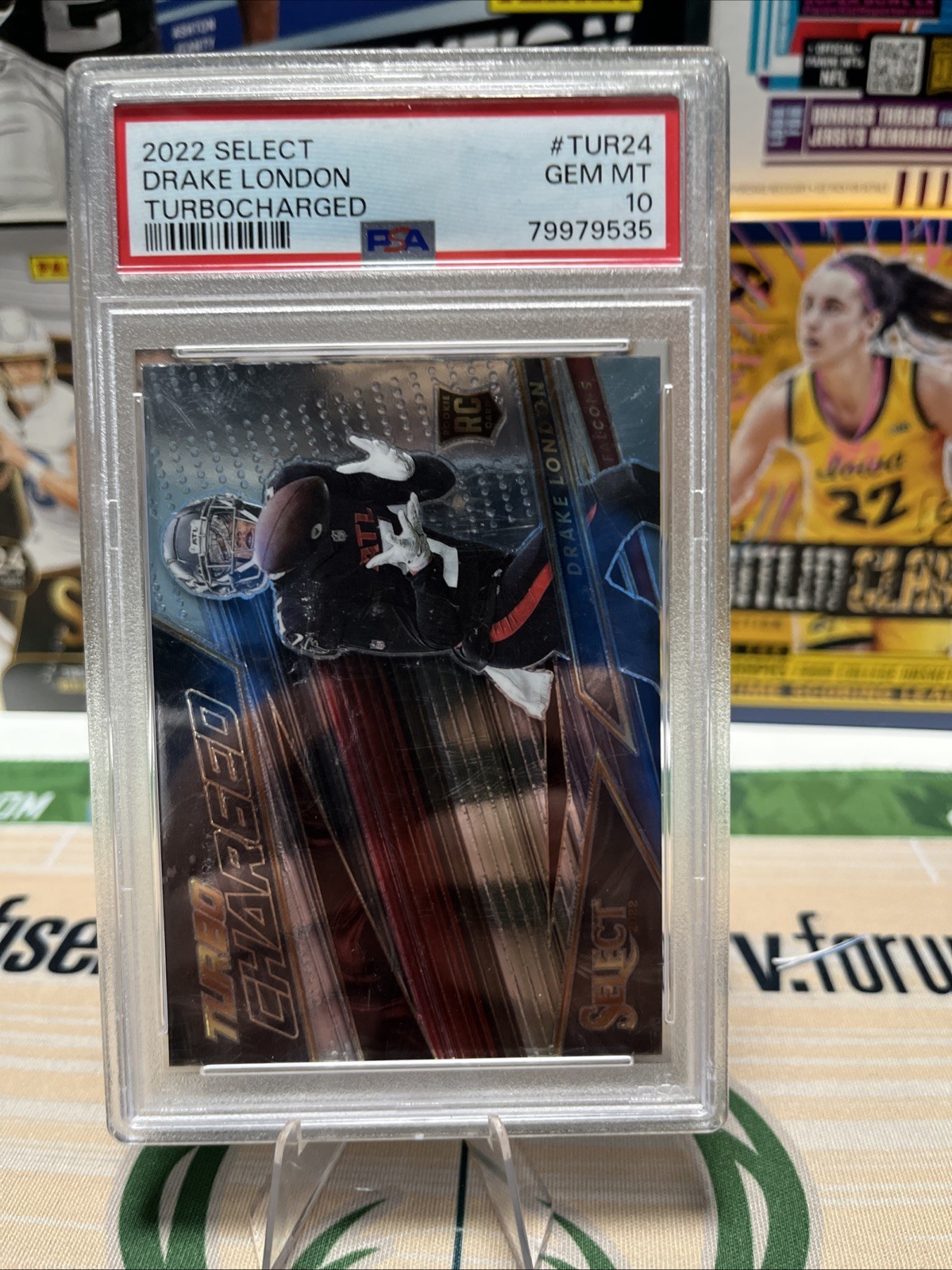 Drake London Panini Select Turbocharged #TUR24 Base