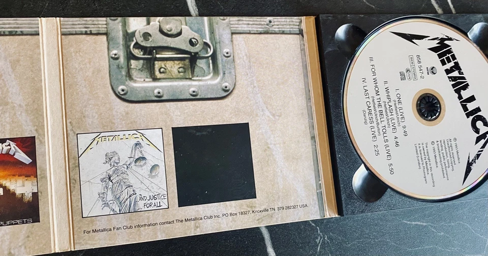 Metallica “One (Live)” 1993 Digipak • Good + • Anthrax Slayer Kreator - Bild 4 von 4