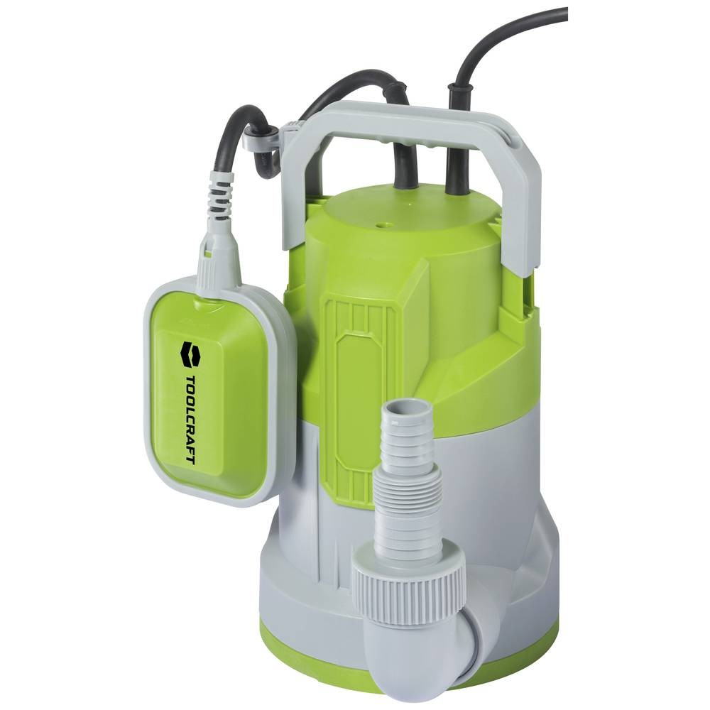 Pompe de drainage TOOLCRAFT contre inondation sous-sol eau claire