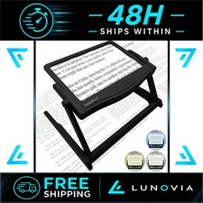 MAGNIPROS 5X LED Page Magnifier with Detachable Stand - Eye Care