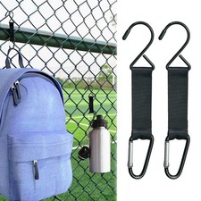 Carabiner Fence Hooks, Fence Hook for Tennis Baseball Bag, Hanging Nylon Safe...