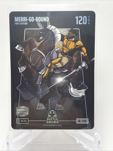 Bo Jackson Battle Arena Alpha Update - Merri-Go-Round - Steel Battlefoil #BF-253