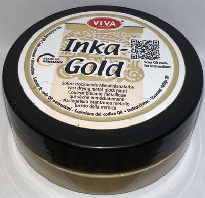 1- Viva Decor Inka Gold (OLD SILVER) (2.20 Oz/62.5g) New/ Sealed See All Photos
