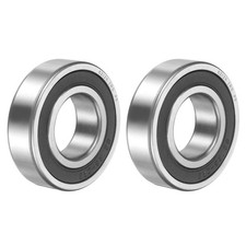 62/28-2RS Deep Groove Ball Bearing, 2pcs 28 x 58 x 16mm, ZV4 Double Rubber