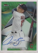 2020 Topps Finest Green Wave Refractor 94/99 Jake Bauers #FA-JB Auto 01l2