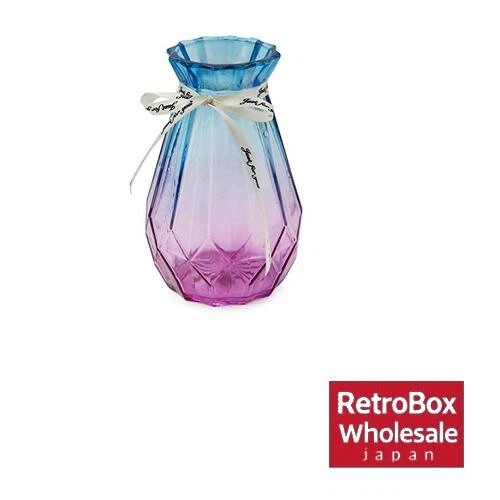 OFFIDIX Glass Flower Vase Nordic Style Blue Purple Gradient