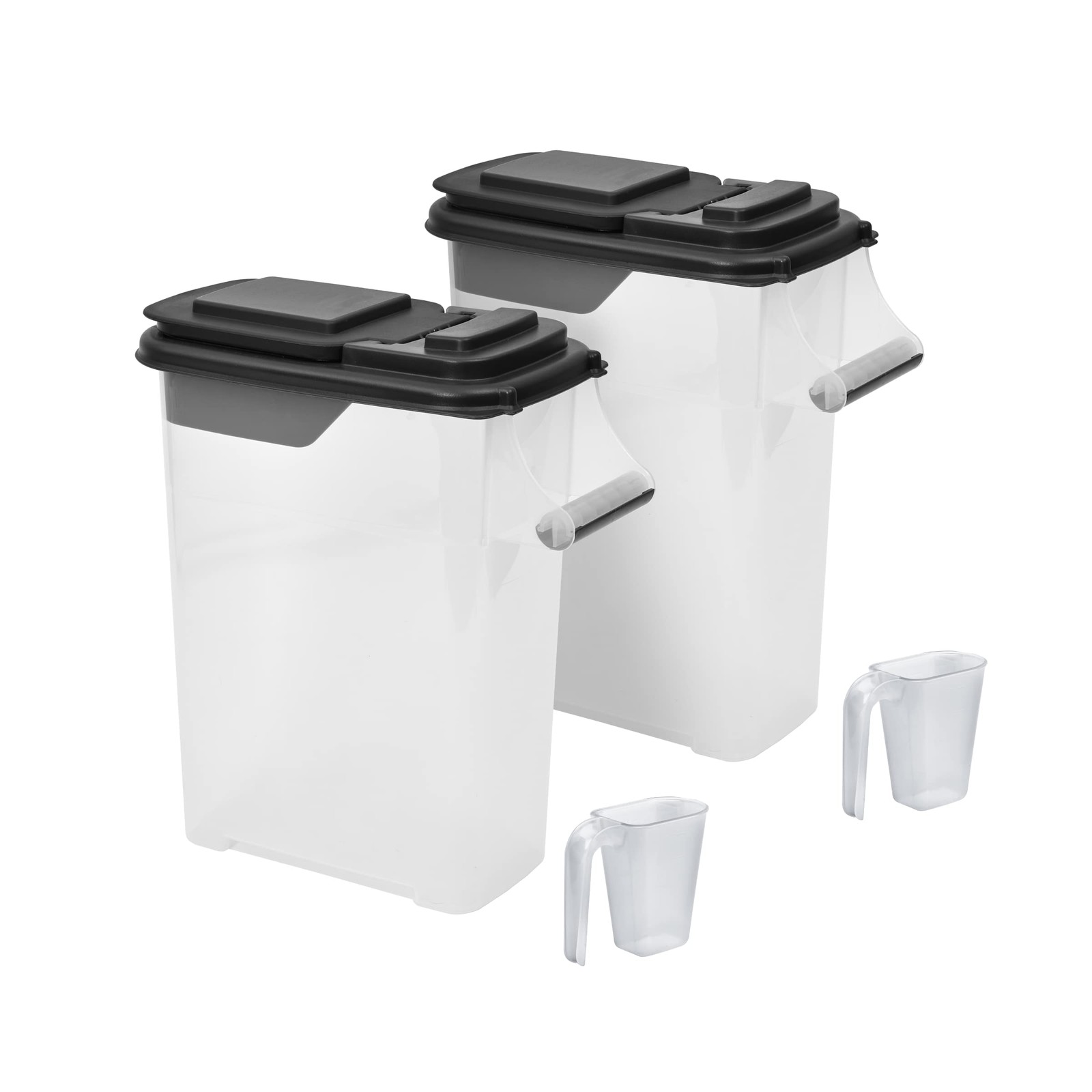 Storage Containers - Capacity Dog Cat Bird Seed With Durable Ez Grip