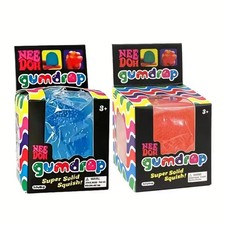 Nee Doh Gumdrop Super Solid Squish Sensory Fidget Toy Stress Reliever Ball New