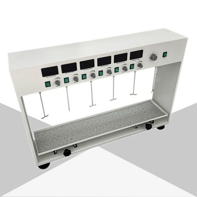 110V 600W Laboratory Digital Six-Station Synchronous Electric Mixer 0-400 RPM