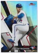 2018 Topps Finest ~ MARCUS STROMAN Refractor Base #34 Blue Jays