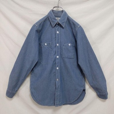 Engineered Garments Chambray Arbeitshemd 100% Baumwolle Vintage Made in USA