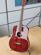 Akustik Western Gitarre Lakewood D-31 - Bordeaux  Linkshänder Left handed