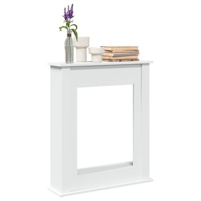 Fireplace Surround 75x20x87.5 cm Wood-based material Fireplace Surround Concrete