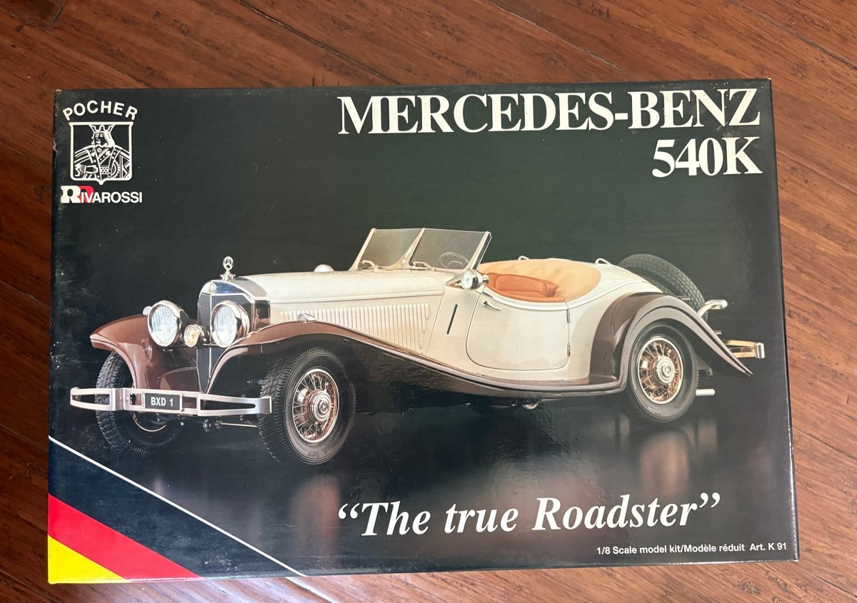 Pocher 1934 Mercedes-Benz 540K Model Kit 1/8 Scale The True