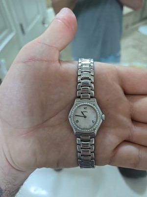 Ebel Womens Mother Of Pearl Diamond Bezel