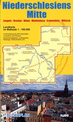 Dirk Bloch | Landkarte Niederschlesiens Mitte | (Land-)Karte | Deutsch (2024)