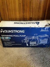 AQUASTRONG 2 HP In/Above Ground Dual Speed Pool Pump, 220v, 8917 GPH
